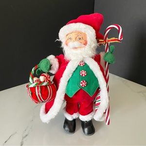2004 Peppermint Candy Cane Santa - Annalee